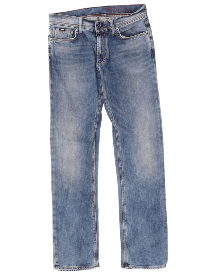 Damskie proste dżinsy Gas W30 L34 Niebieskie bawełniane