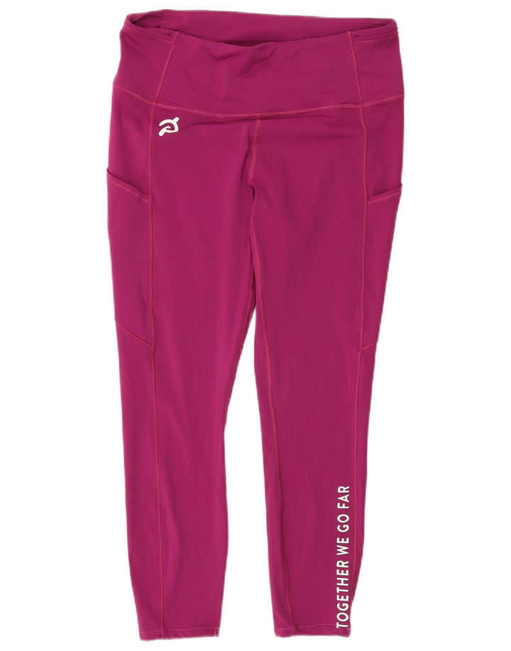 Damskie legginsy graficzne Lululemon UK 10 Small Pink Nylon
