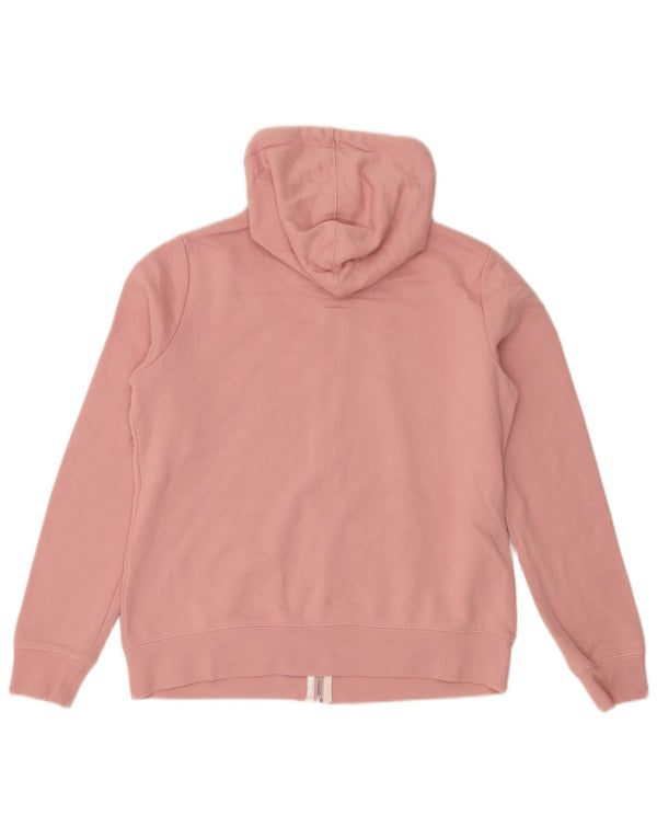 Crew Clothing Damski sweter z kapturem i zamkiem, UK 12, średni, różowy, bawełniany