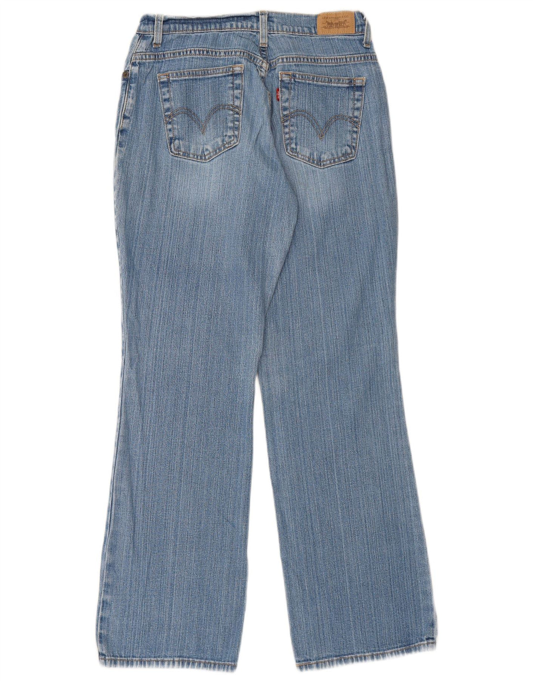 Damskie dżinsy Levi's 550 Straight US 8 Medium W30 L31 Niebieska bawełna