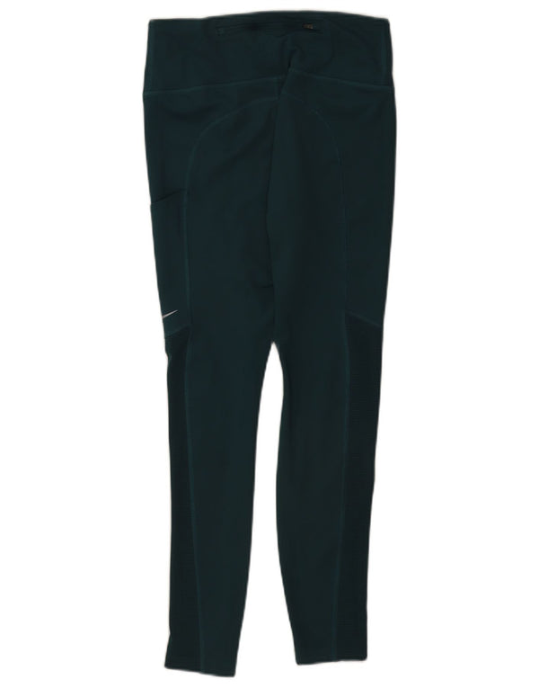 Damskie legginsy Nike Dri Fit Graphic UK 12, średni zielony poliester