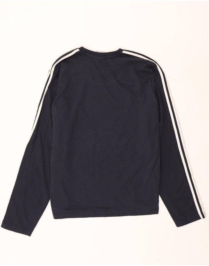 Adidas Męskie Topy Z Długim Rękawem XL Granatowe Bawełniane