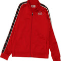 KAPPA Boys Graphic Tracksuit Top Jacket 11-12 Years Red Colourblock Vintage Kappa and Second-Hand Kappa from Messina Hembry 