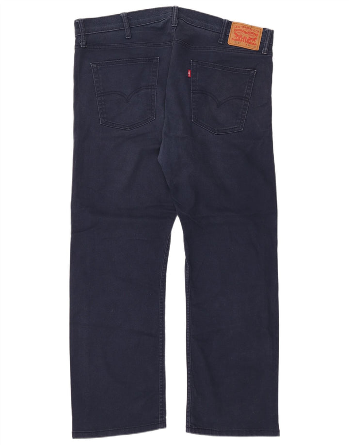 Męskie dżinsy Levi's 514 Straight W40 L30 Granatowa bawełna