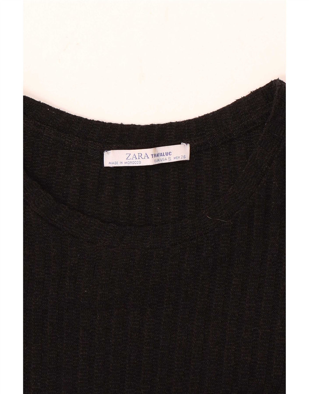 Damska sukienka sweterkowa Zara UK 10 Small Black