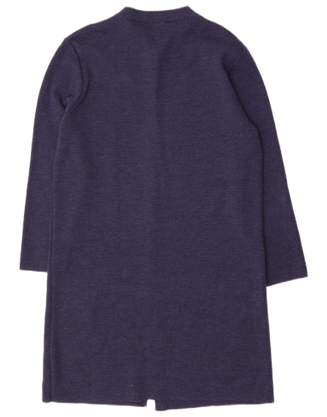 Marks & Spencer Damski sweter o przedłużonym fasonie, UK 16, duży, granatowy, wełniany