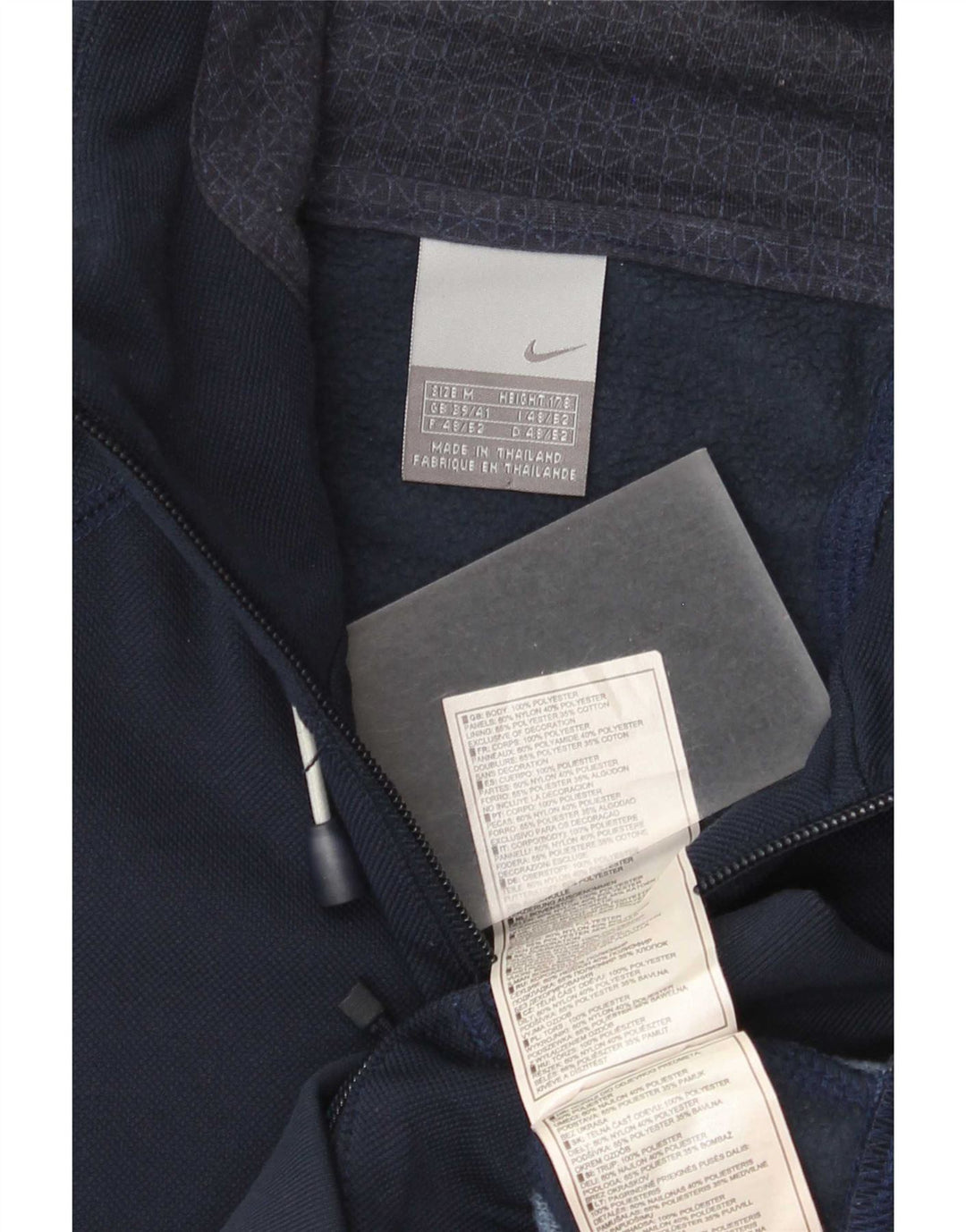 Męska bluza dresowa z kapturem i grafiką Nike, kolor średni, granatowy