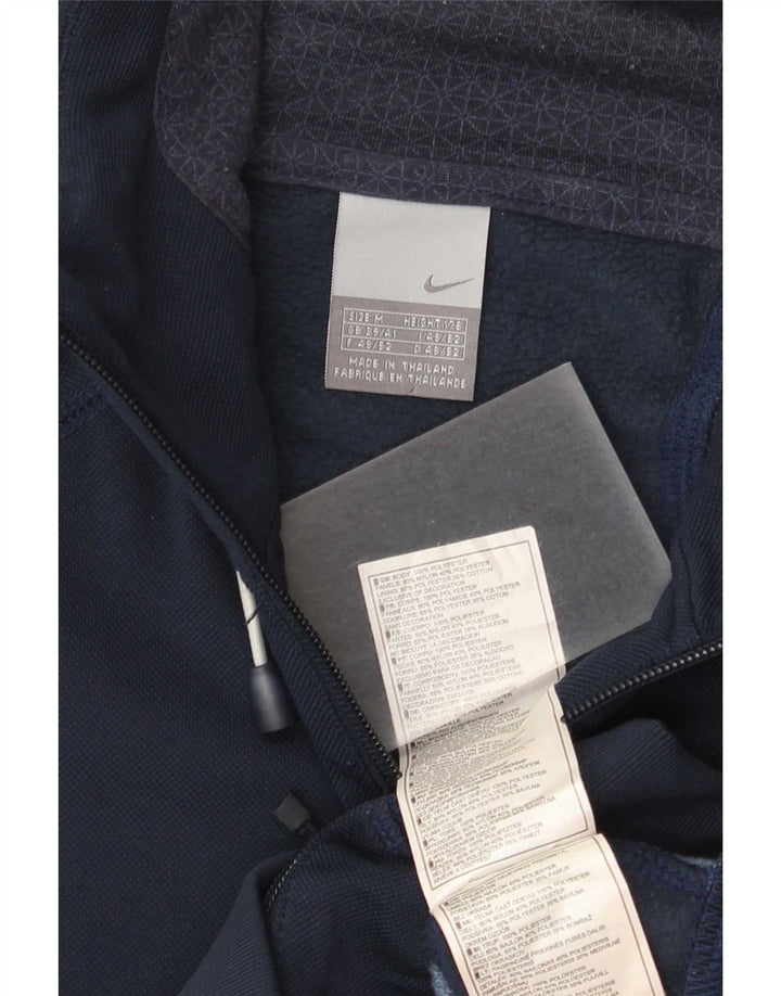 Męska bluza dresowa z kapturem i grafiką Nike, kolor średni, granatowy