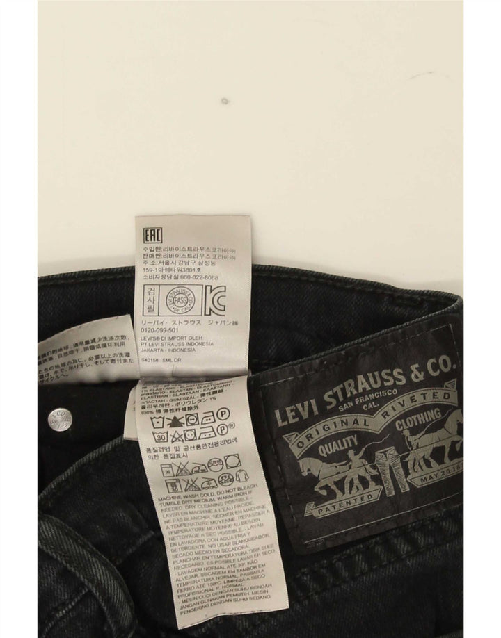 Męskie jeansy slim fit Levi's W34 L30 Czarna bawełna