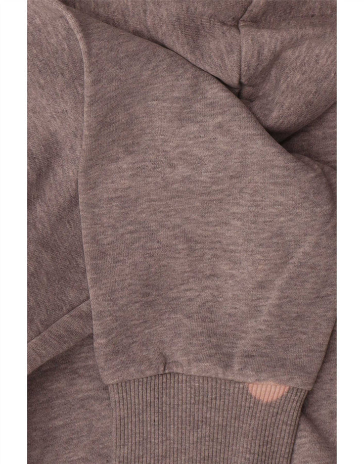 Męski sweter z kapturem Reebok z grafiką, średnioszary, bawełniany