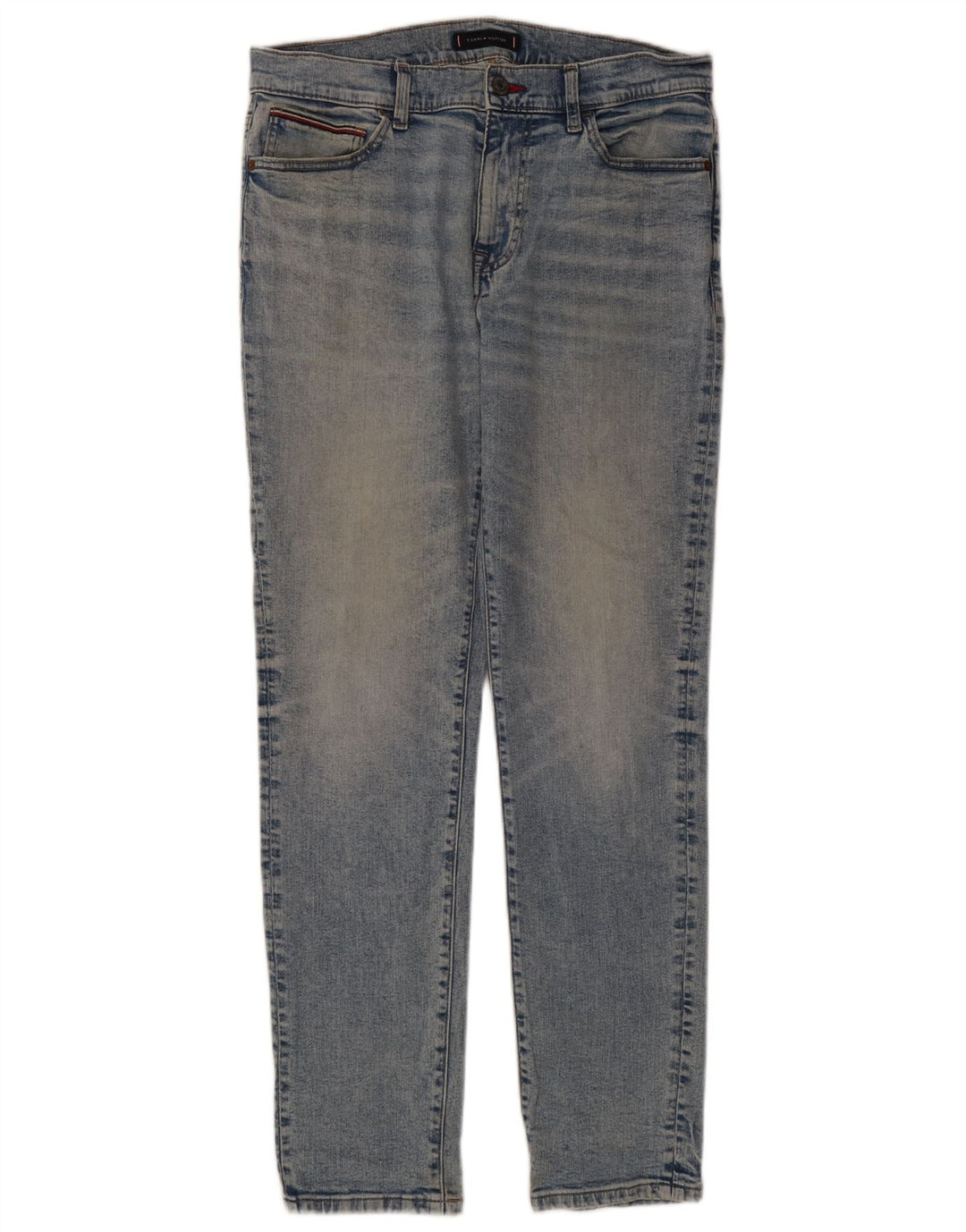 Męskie jeansy slim fit Tommy Hilfiger W34 L32 Niebieskie bawełniane