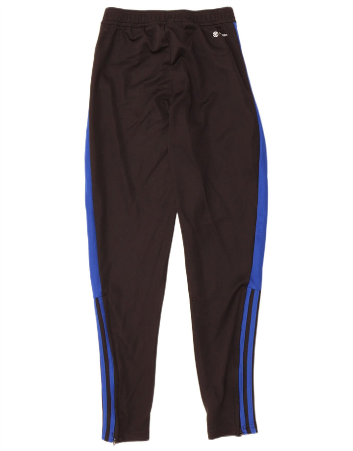Męskie spodnie dresowe Adidas Aeroready, małe, czarne, z blokami kolorów, z poliestru