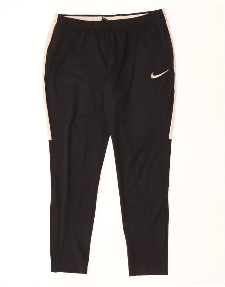 Męskie spodnie dresowe Nike Dri Fit, poliester w kolorze średniej czarnej kolorystyki