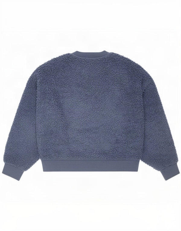 Damski sweter oversize Gap z polaru UK 10, mały, niebieski, poliester