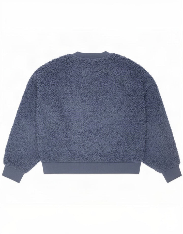 Damski sweter oversize Gap z polaru UK 10, mały, niebieski, poliester