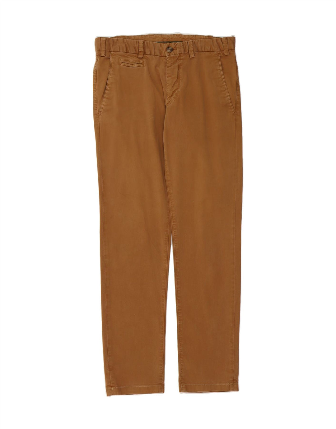 MASSIMO DUTTI Mens Slim Fit Chino Trousers EU 40 Medium W30 L32 Brown Vintage Massimo Dutti and Second-Hand Massimo Dutti from Messina Hembry 