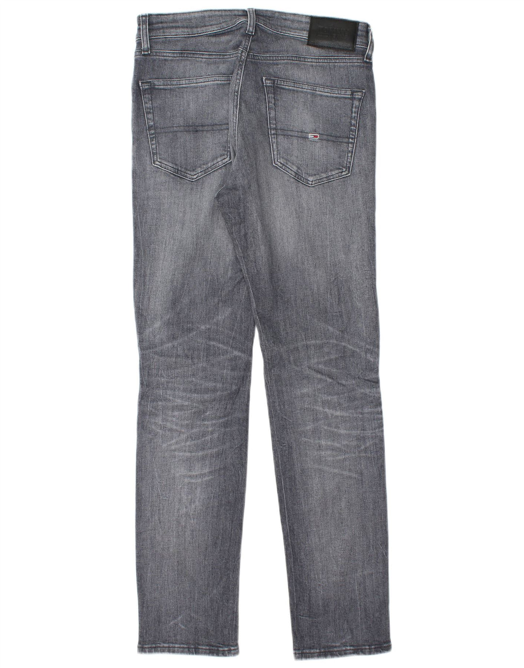 Męskie jeansy slim fit TOMMY HILFIGER W30 L32 Szara bawełna