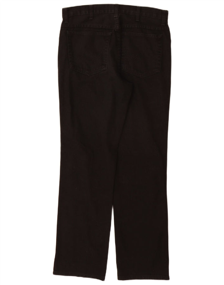 Męskie jeansy WRANGLER Texas Straight W34 L32, czarne, bawełniane