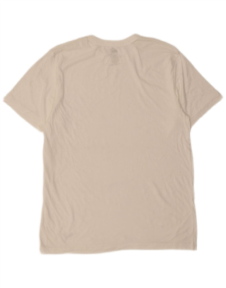 PUMA Mens T-Shirt Top Large White Cotton