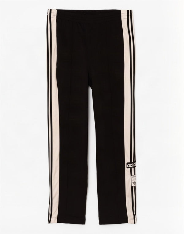 Damskie spodnie dresowe Adidas Graphic UK 20/22 XL Czarne z blokami kolorów