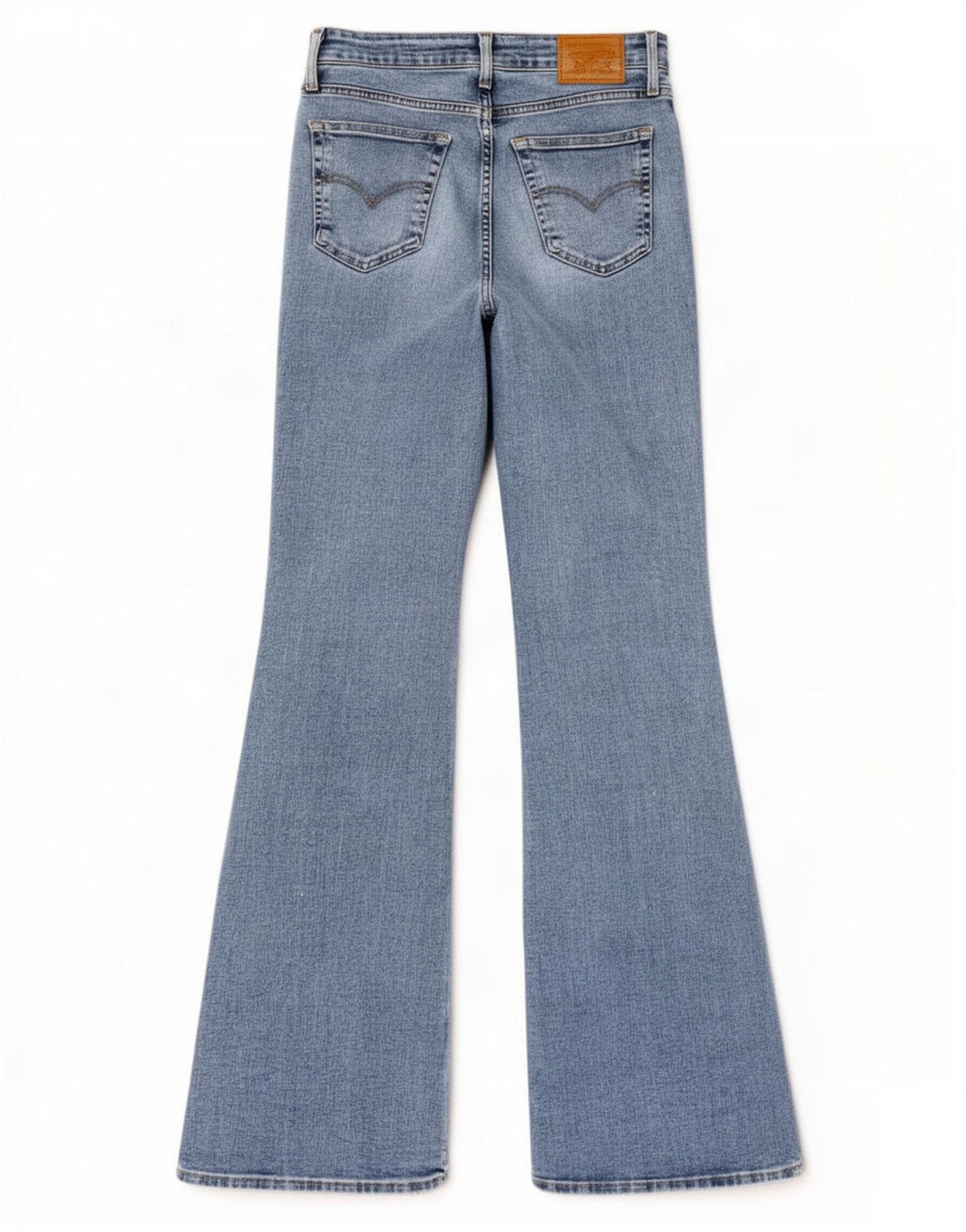 Damskie jeansy Levi's 726 Flared W27 L34 Niebieskie bawełniane