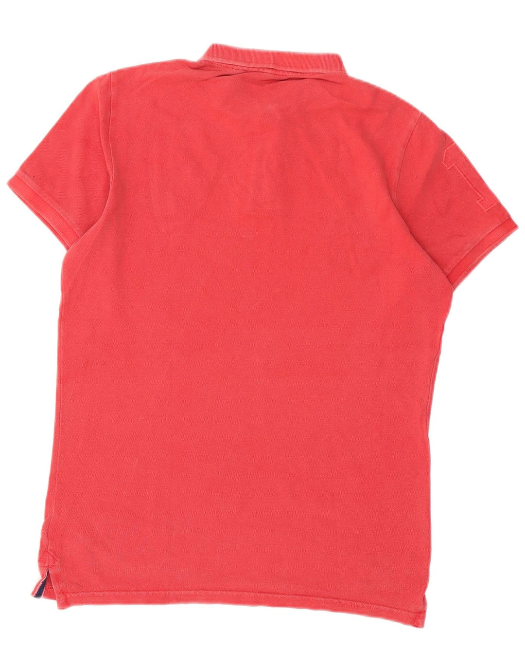 Męska koszulka polo Superdry, bawełniana, w kolorze średnio czerwonym