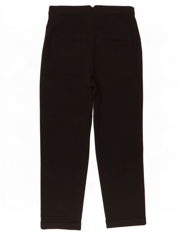 Damskie zwężane spodnie Chino Topshop UK 10 Small W28 L25 Czarny poliester