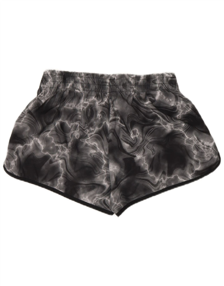 Damskie spodenki sportowe Adidas Relaxed Fit Graphic UK 12, średni czarny poliester