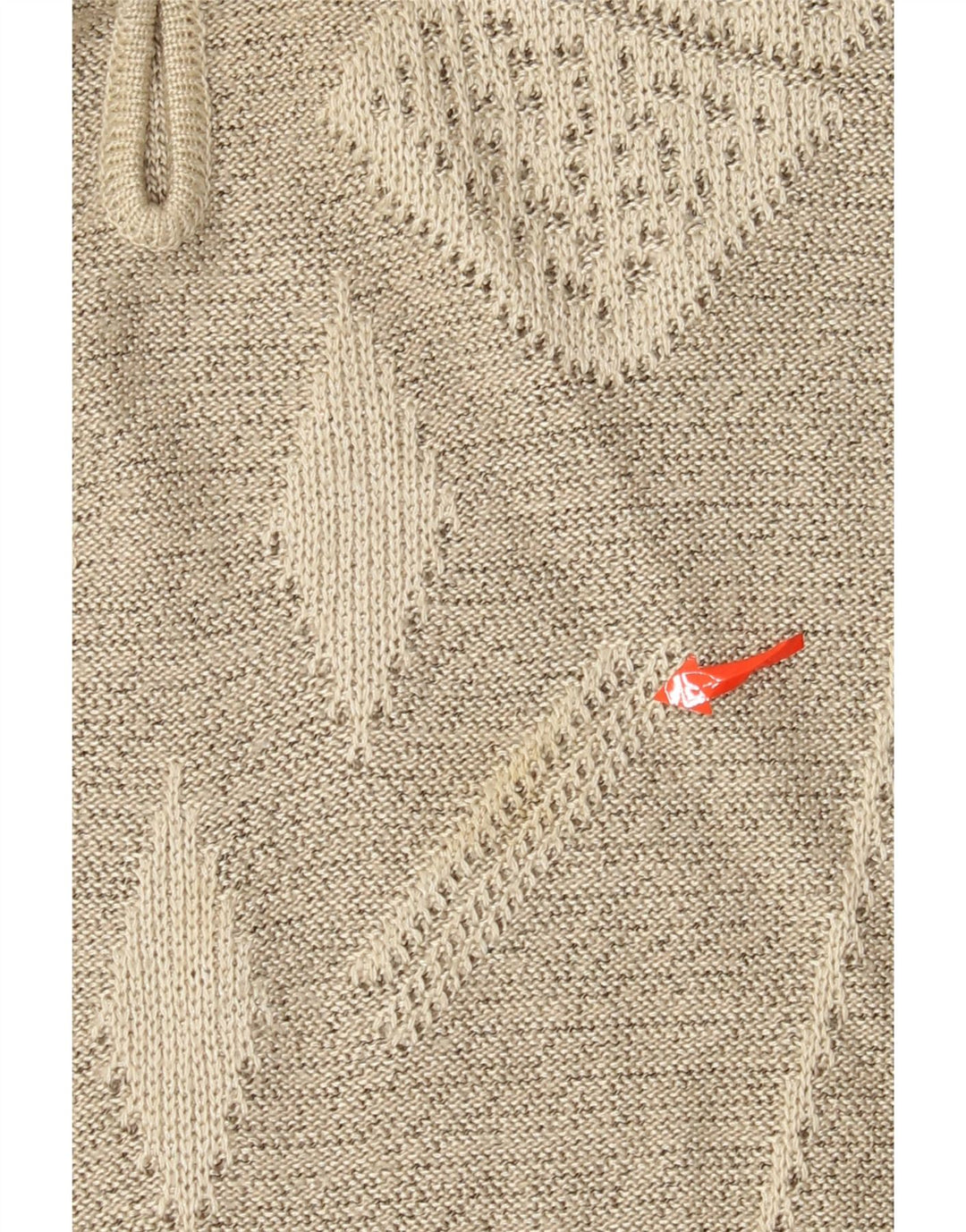 Sweter damski w stylu vintage, zapinany na guziki, UK 14, duży, szary, geometryczny