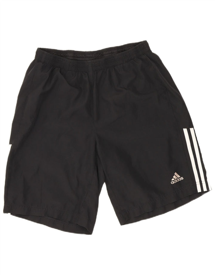 Męskie spodenki sportowe Adidas, średni czarny poliester