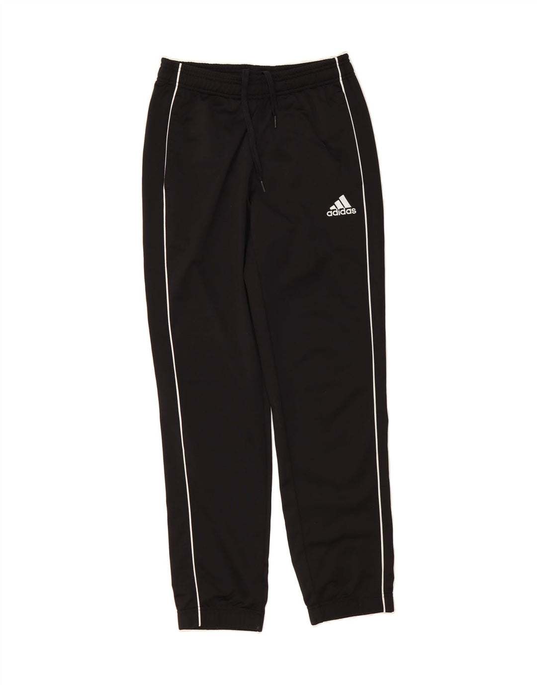 ADIDAS Mens Tracksuit Trousers Joggers Small  Black Polyester Vintage Adidas and Second-Hand Adidas from Messina Hembry 
