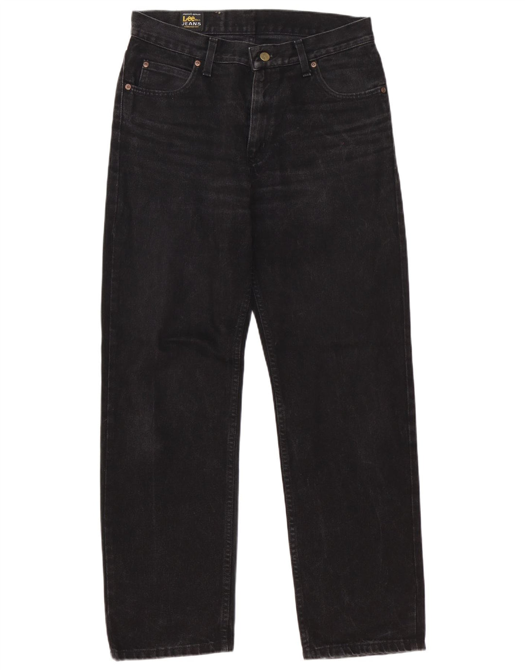 Męskie jeansy Lee Brooklyn Straight W32 L32, czarne, bawełniane
