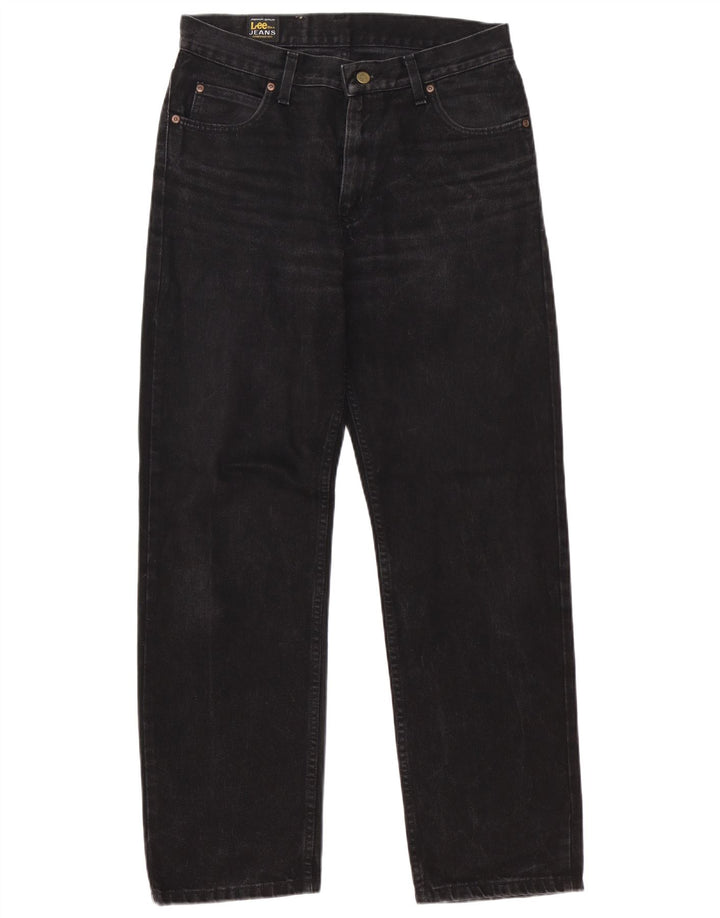 Męskie jeansy Lee Brooklyn Straight W32 L32, czarne, bawełniane