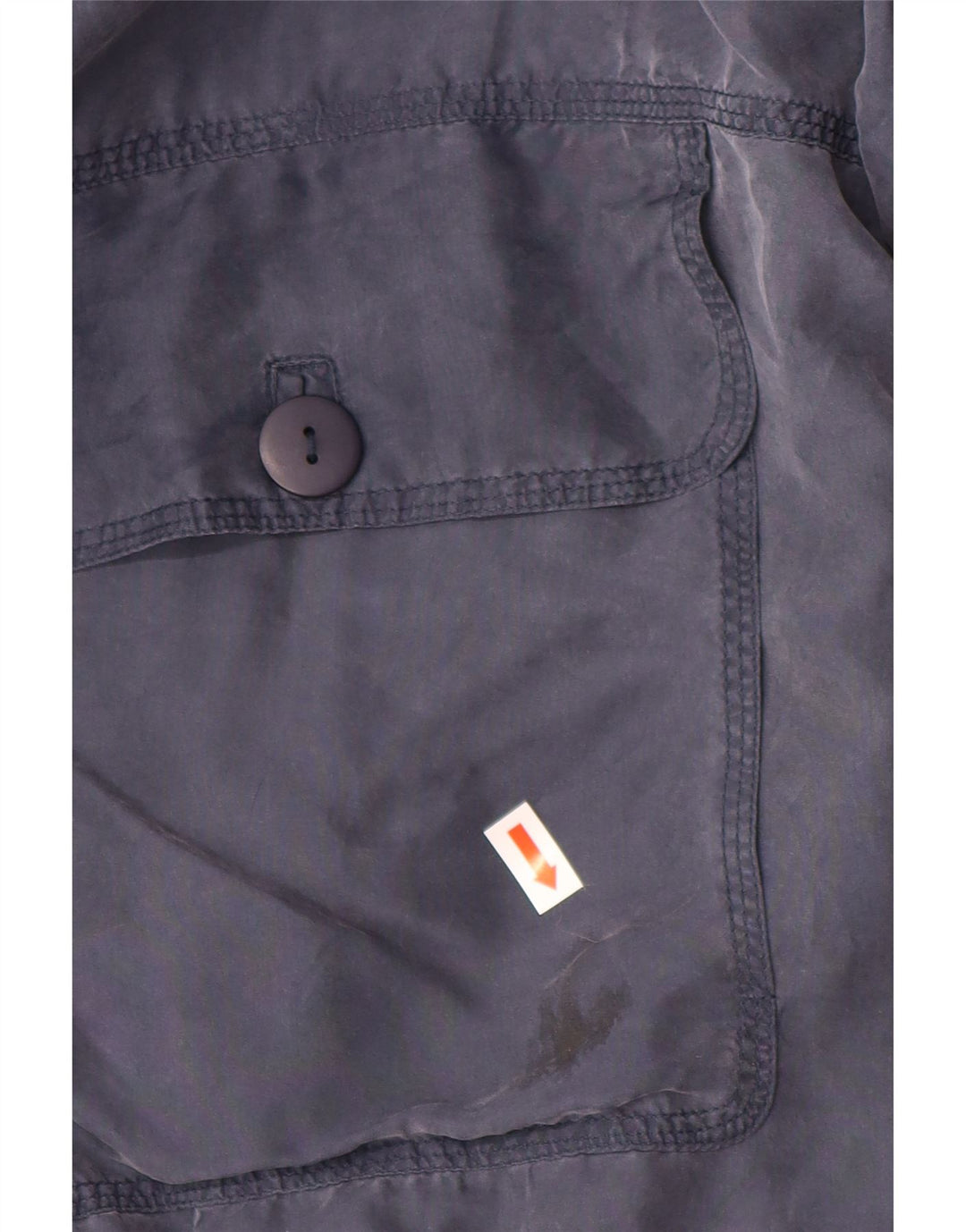 Męska kurtka bomberka VINTAGE IT 48 Średni granatowy jedwab