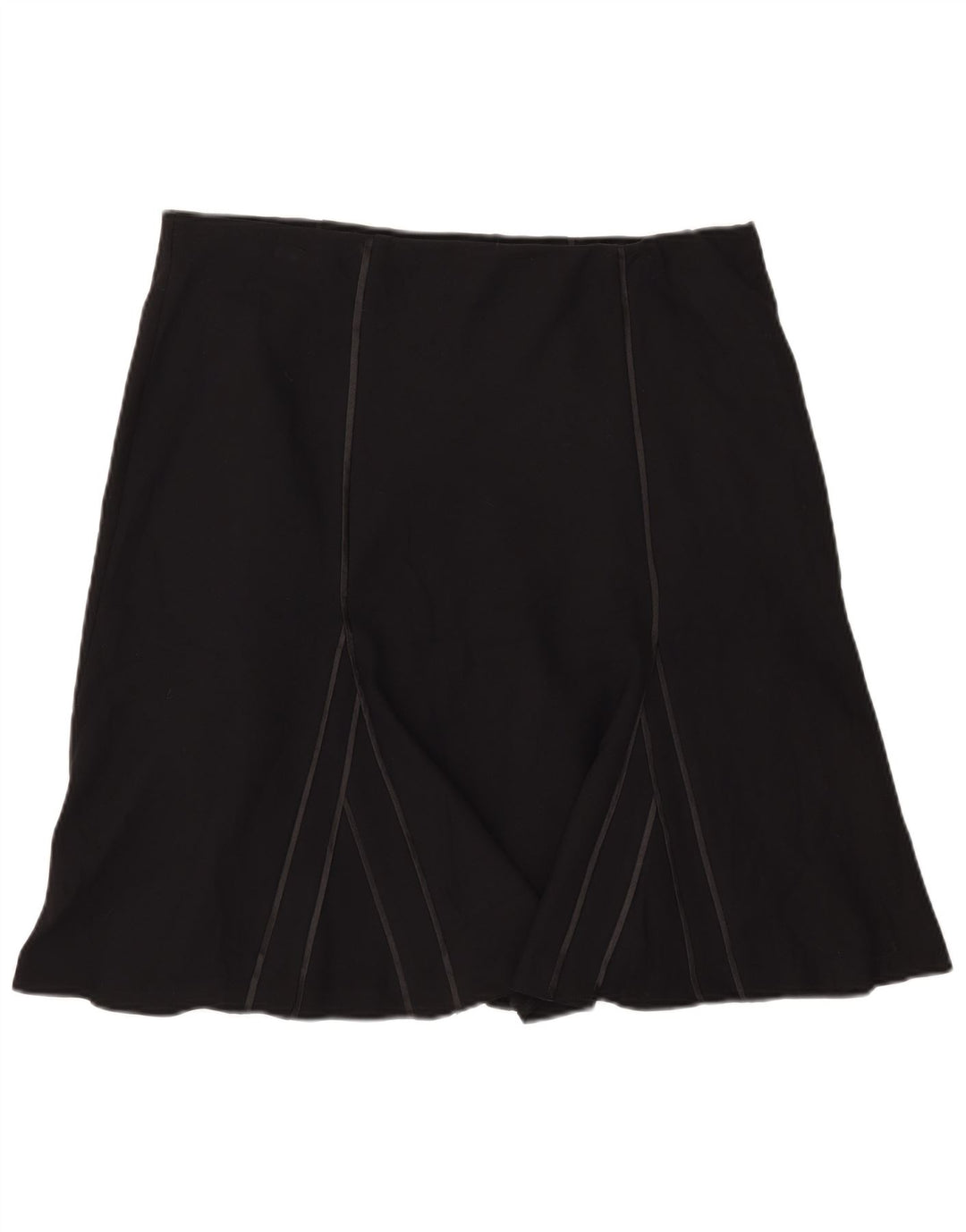 Marks & Spencer Damska spódnica w kształcie litery A UK 18 XL W40 Czarny poliester