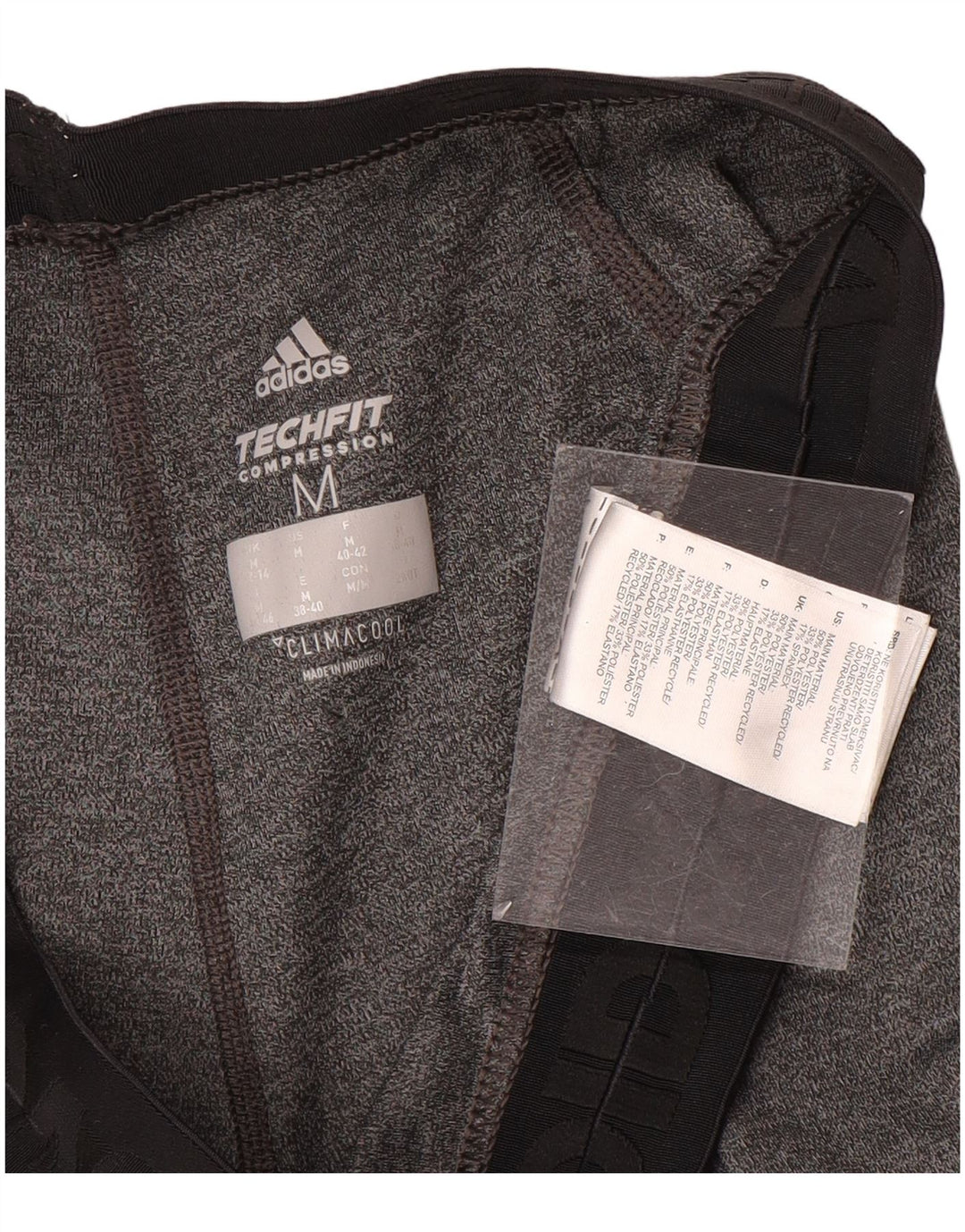 Damskie legginsy Adidas Climacool Capri UK 12/14 Średni szary, blok kolorów