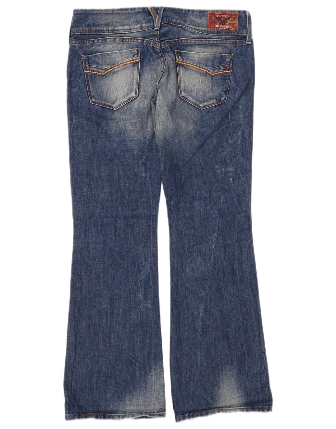 Damskie jeansy Bootcut Tommy Hilfiger W30 L32 Niebieskie bawełniane