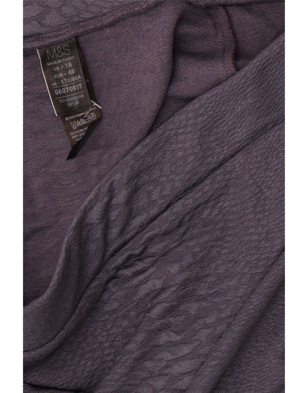 Marks & Spencer Damska spódnica ołówkowa UK 18 XL W36 Szary poliester