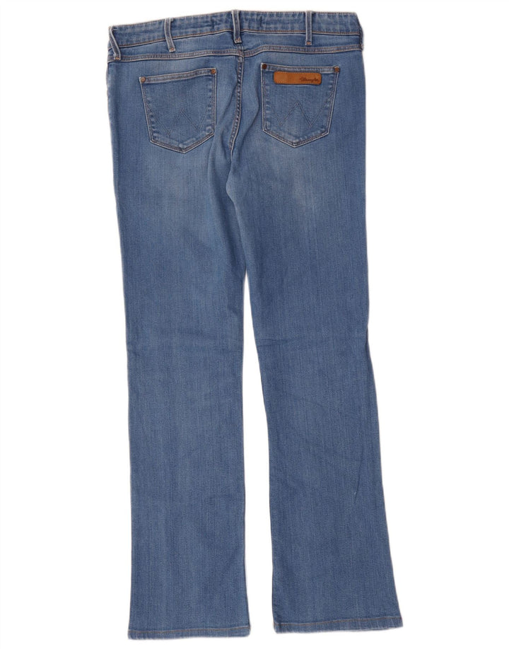 Damskie jeansy Wrangler Catrin Bootcut W31 L30 Niebieskie bawełniane