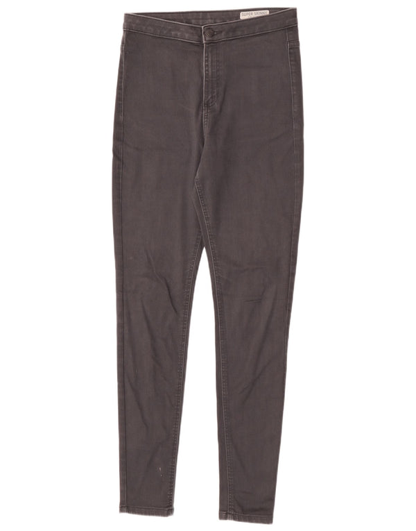 Marks & Spencer Damskie jeansy skinny z wysokim stanem UK 12 Medium W30 L30 Szare