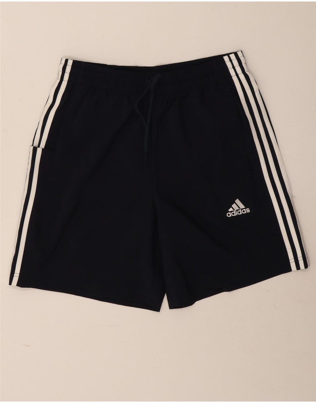 Męskie spodenki sportowe Adidas, średni granatowy poliester