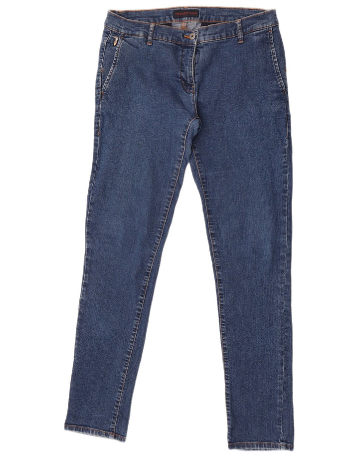 Damskie dżinsy rurki Trussardi IT 40 Small W26 L31 Niebieski poliester