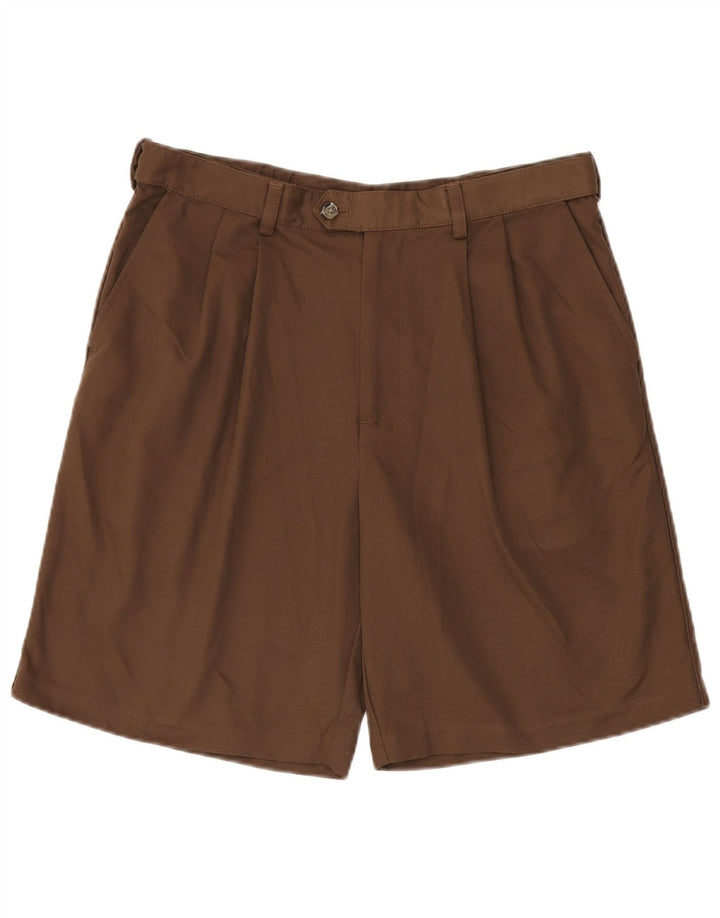 Męskie szorty Chino IZOD W34, duże, brązowe, poliestrowe