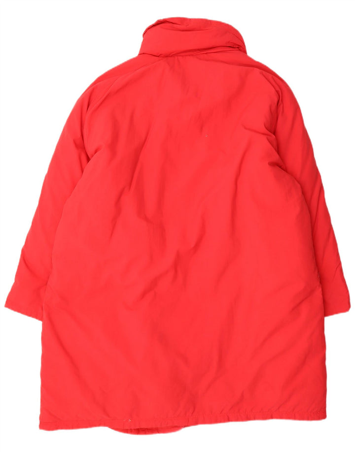 Dwurzędowy, oversize'owy płaszcz damski Belfe UK 14 Medum Red