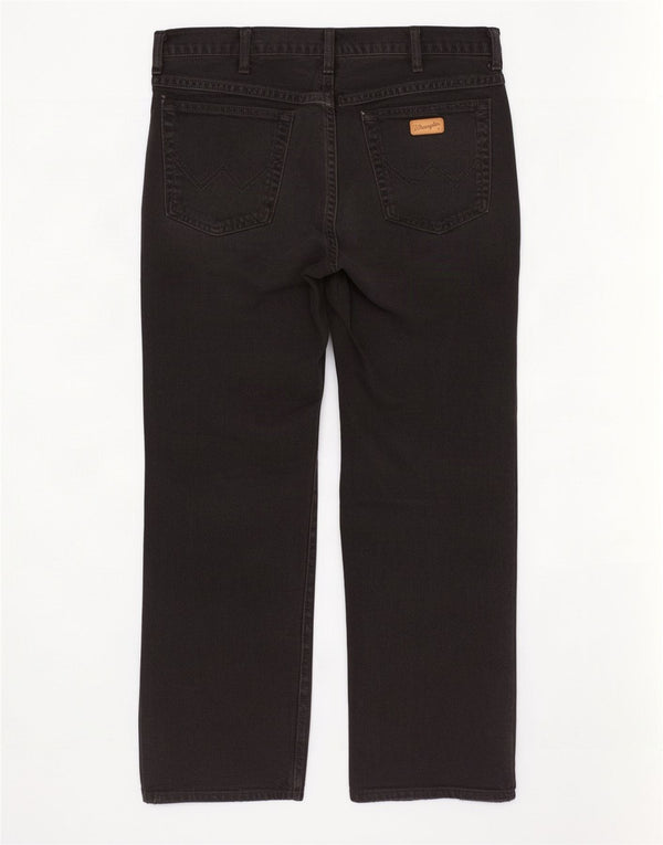 Męskie jeansy Wrangler Texas Straight W35 L30, czarne, bawełniane