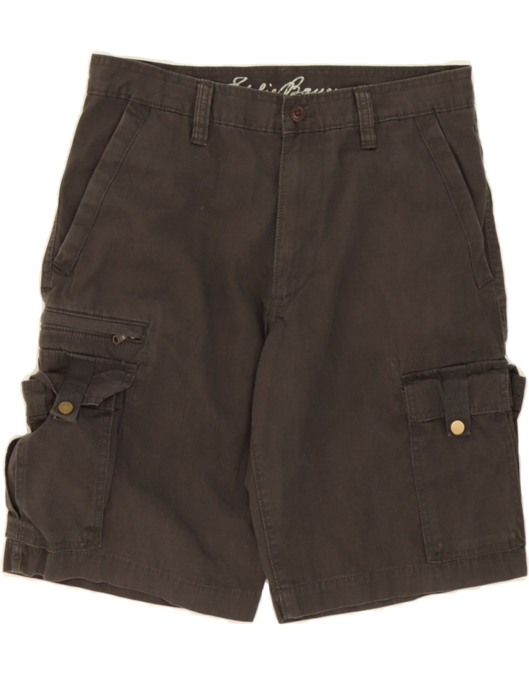 EDDIE BAUER Mens Cargo Shorts W32 Medium Grey Cotton Vintage Eddie Bauer and Second-Hand Eddie Bauer from Messina Hembry 