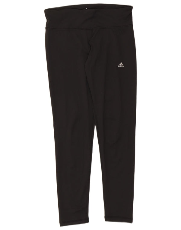 Damskie legginsy Adidas Climalite UK 12/14 Średni czarny poliester