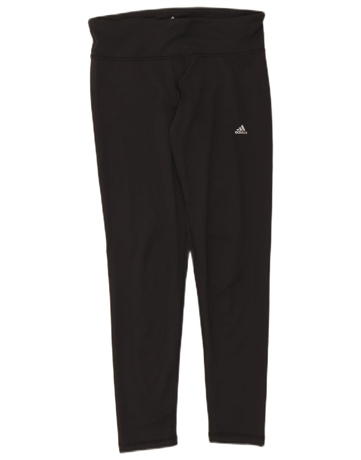 Damskie legginsy Adidas Climalite UK 12/14 Średni czarny poliester