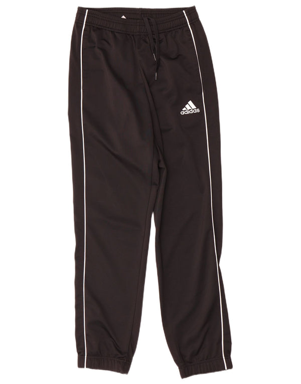 Męskie spodnie dresowe Adidas, małe, czarne, poliestrowe