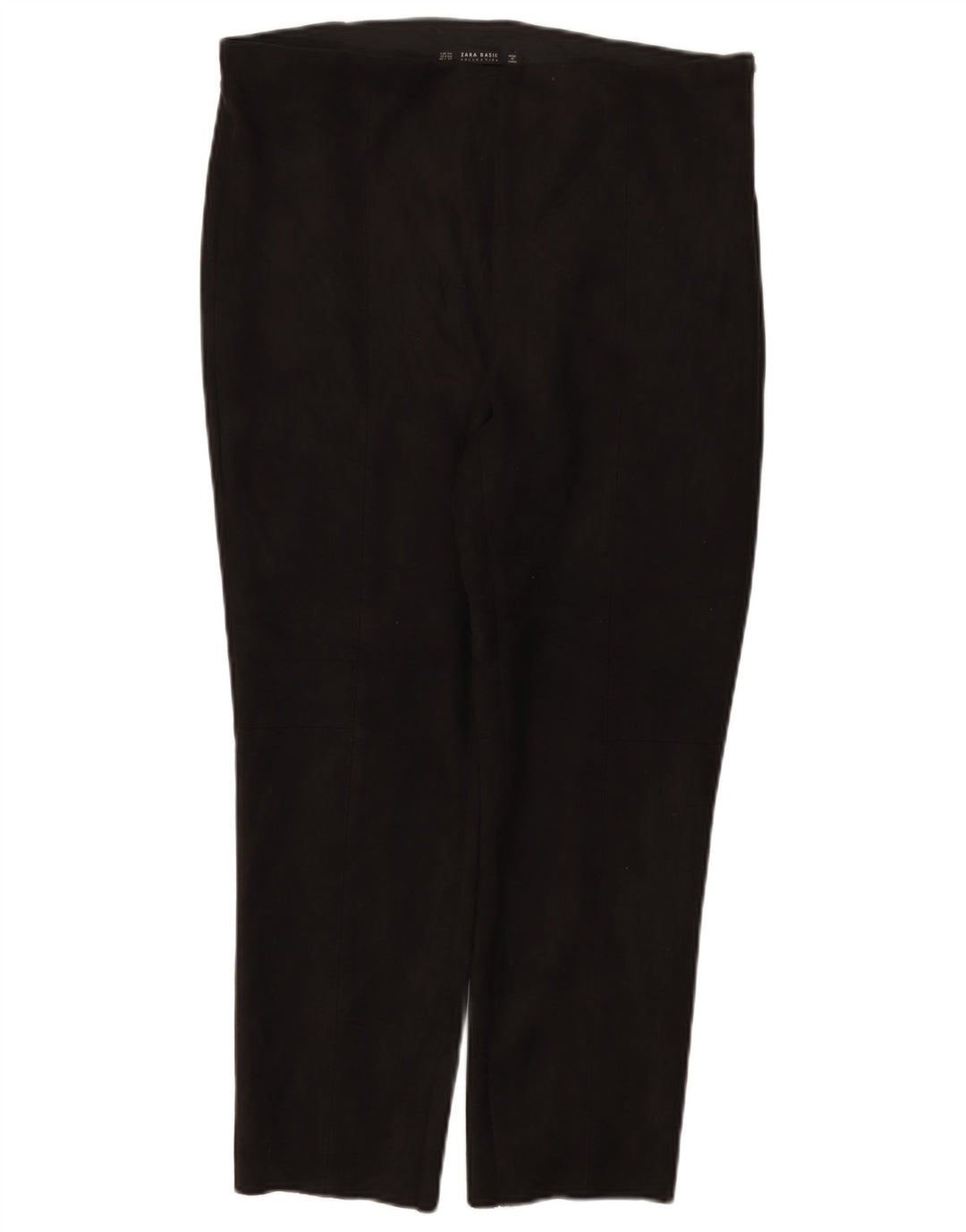 Krótkie spodnie damskie Zara 2XL W34 L26 Czarny poliester